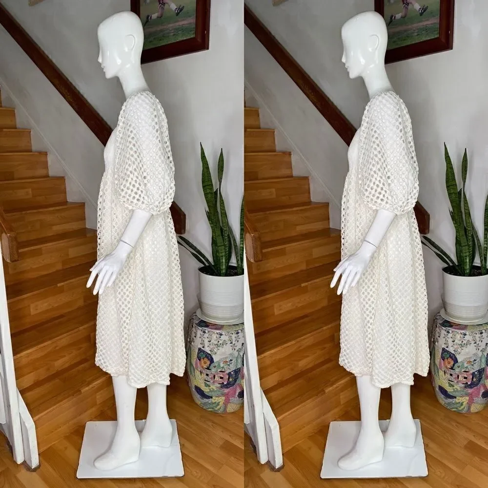 Place Nationale Azuretti Dress in Ivory